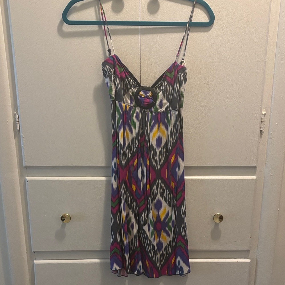 Wet Seal Multicolor Patterned Dress
